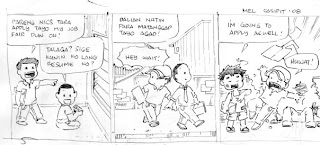 100 araw ng komiks day 13 echoseros ang aking komiks strip na balak ko