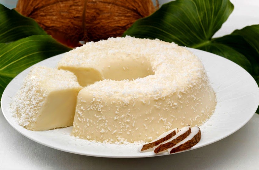 Na Cozinha da Margô Gelatina de Coco