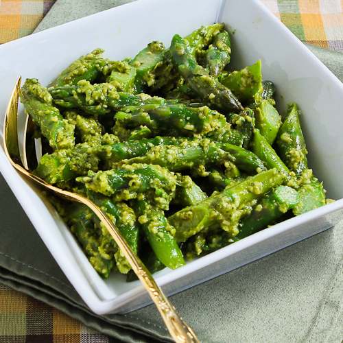 BarelyCooked Asparagus with Basil Pesto Kalyn's Kitchen