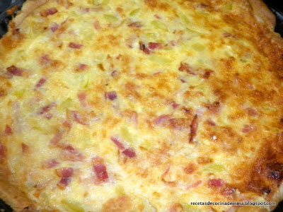 Tarta Salada De Calabacín Y Bacon (quiche)
