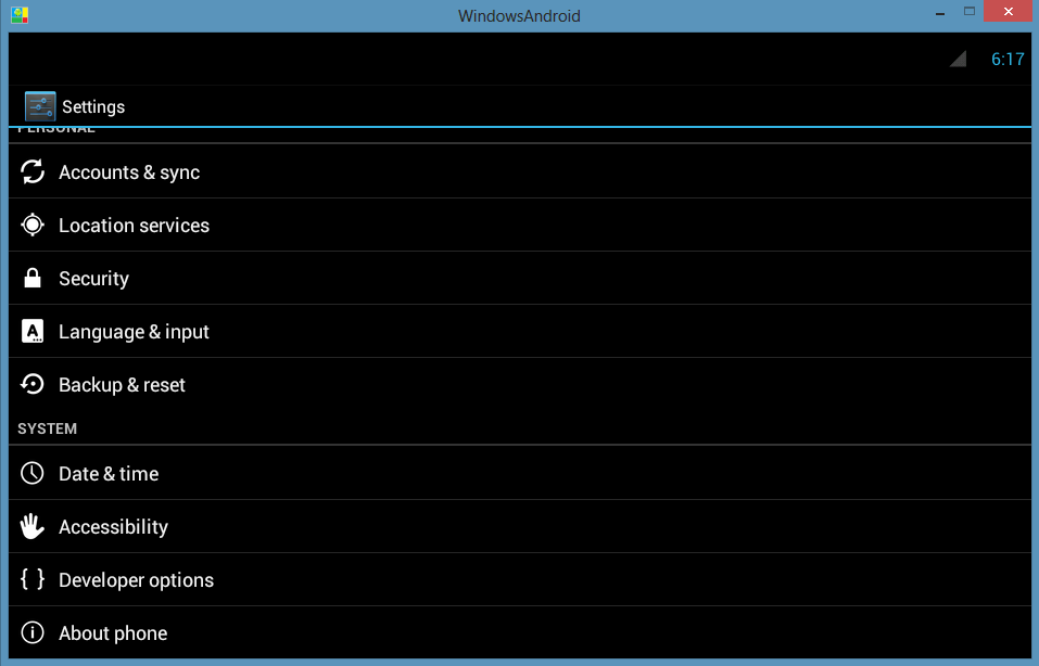 Android Emulator For Windows 8