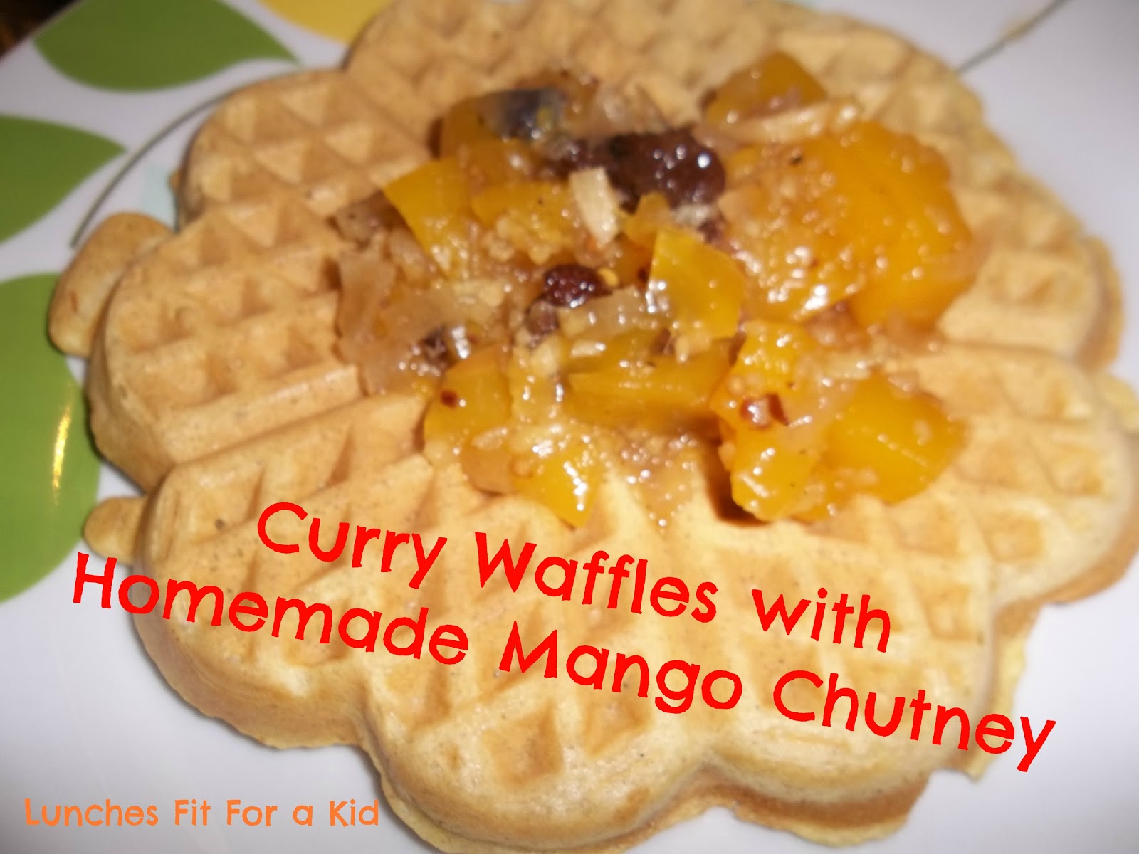 Lunches Fit For a Kid Worldly Waffle Wednesday Curry Waffles and