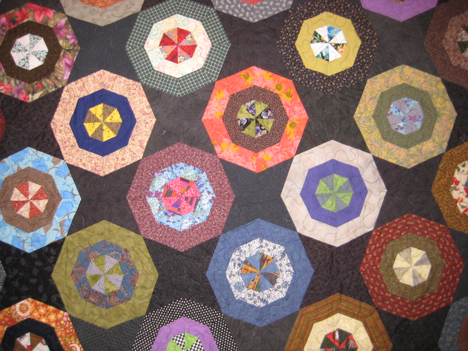 I QUILT FOR FUN Octagons finally done!