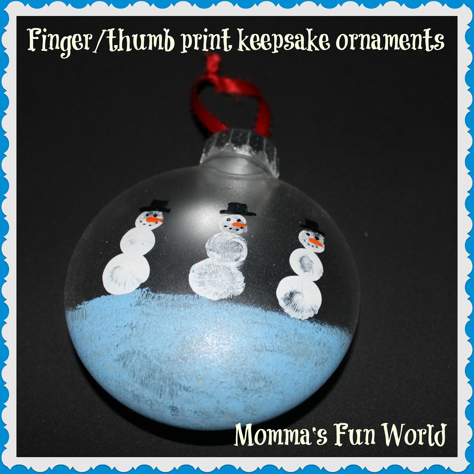 Momma's Fun World Make your own snowman keepsake ornaments