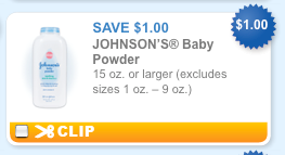 Johnson's Baby Powder Just .98 Each After Coupons