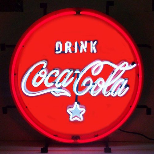 Wiki Neon Sign Blog Coca Cola Logo Soda Advertising Neon Light Sign 16