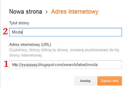Blogger: Dodawanie odnośników do zakładek na bloggera Blogger: Dodawanie odnośników do zakładek na bloggera
