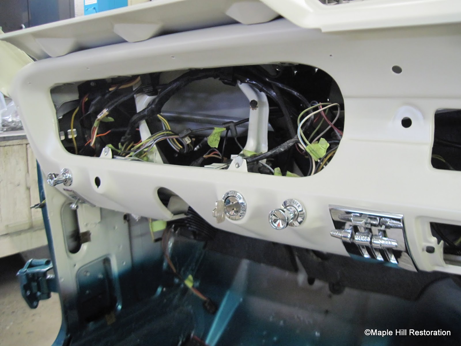 Virginia Classic Mustang Blog: Just the Details...1965 ... 1967 mustang steering column wiring diagram 