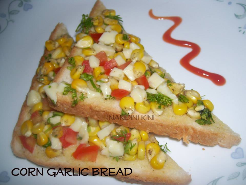 Corn Garlic Bread