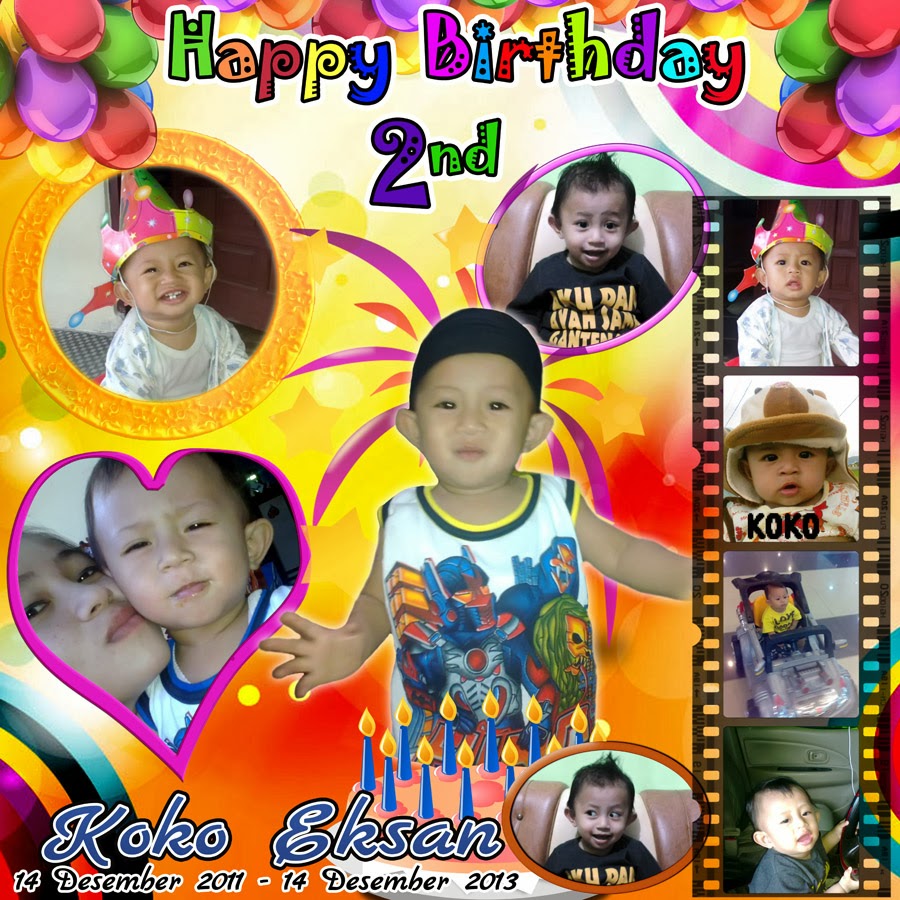 KHALIFAH ISIMU Contoh Desain Baliho Ulang Tahun Anak