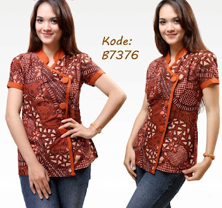 Model Baju Batik Wanita Modern Remaja Model Baju Batik Wanita Modern Remaja