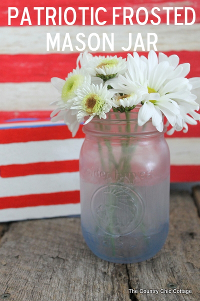 Make frosted glass mason jars in a variety of themes. This patriotic mason jar is just one idea in this post about painting glass mason jars. Make frosted glass mason jars in a variety of themes. This patriotic mason jar is just one idea in this post about painting glass mason jars.