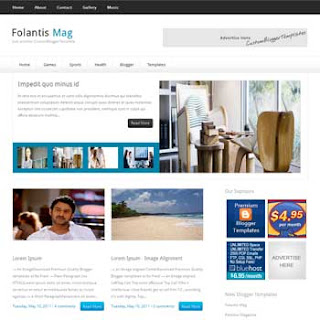 FolantisMag Blogger Template