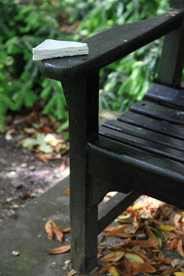 Karen Thompson, Ceramic Porcelain Sandwiches, York Curiouser. Museum Gardens. Photo: Ian McKinley. karent.co.uk