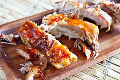Fall off the Bone Baby Back Ribs with Sweet Chili Sauce