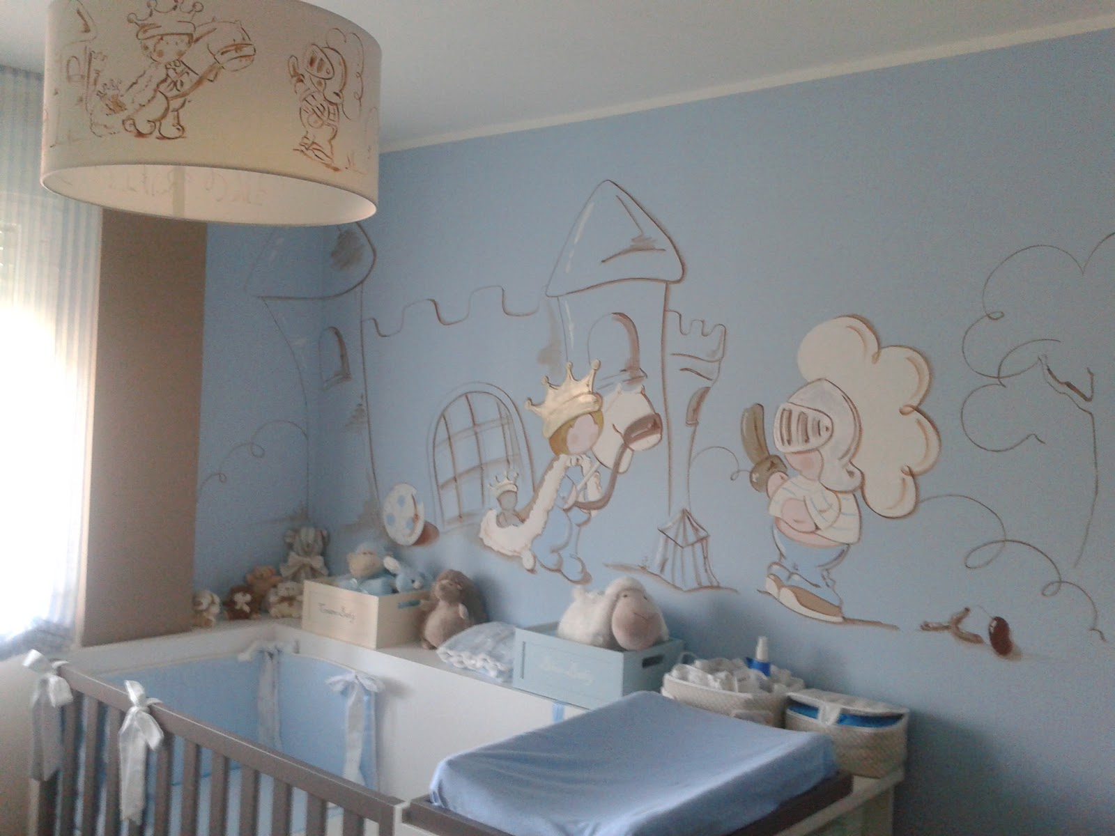 Deco chambre bébé: Peinture murale chambre enfant, Prince ...