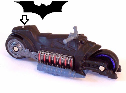 Batman Toy on Armored Speedbike Moto Armada by Mattel from Batman Begins NEW