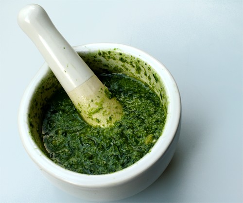 Vegan pesto sauce