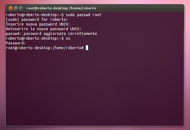 Ubuntu: Enable and Disable Root password