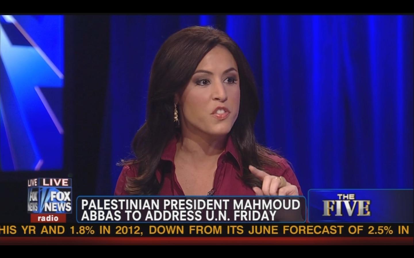 andrea tantaros - maroon blouse