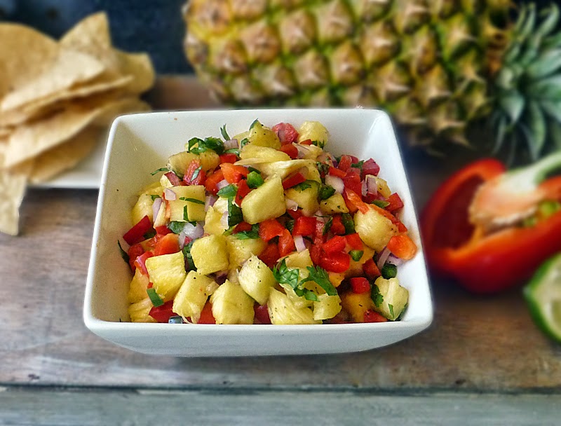 Sweet and Spicy Pineapple Salsa Life Tastes Good