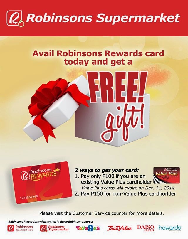 D.I.G.G.DAVAO Robinsons Supermarket FREE gift when you avail a