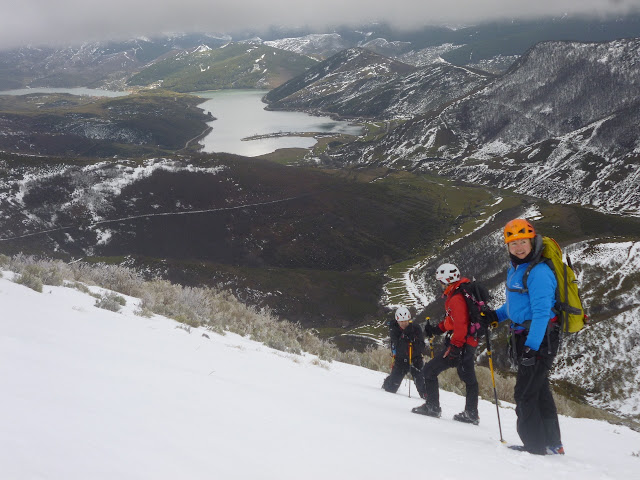 Fuentes Carrionas: Espiguete (2445m),corredor Norte.