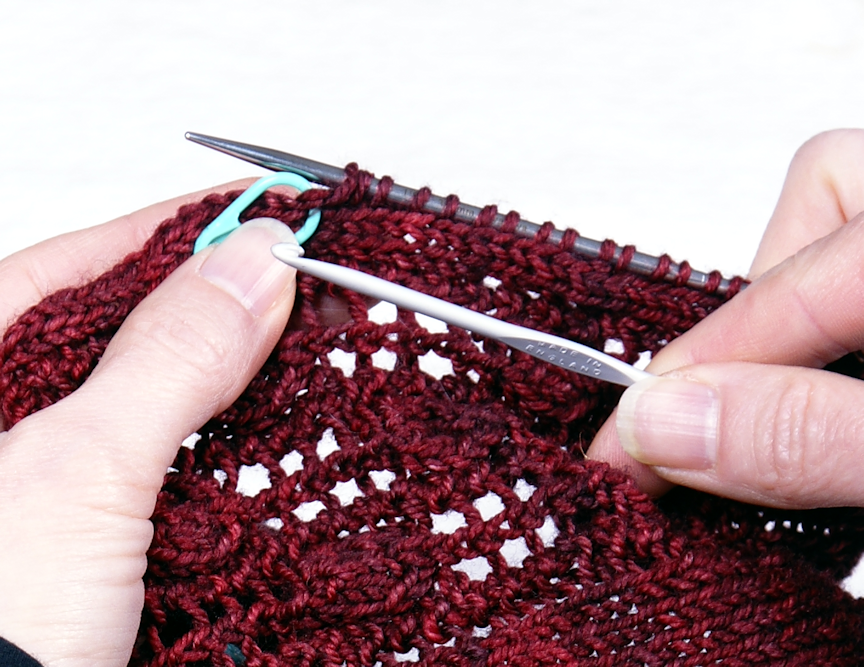 Designs By Cheryl Chow Picking Up Stitches