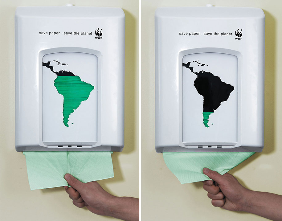Save paper, Save the Planet "WWF Campaign"