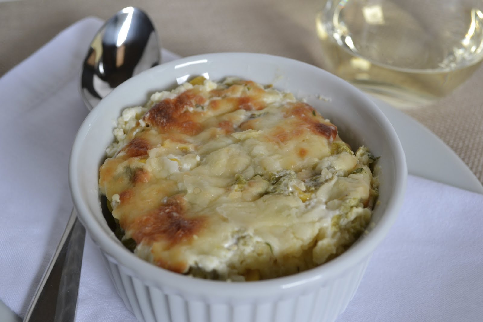 Green Chile Gourmand Polenta with Green Chiles and Cheese