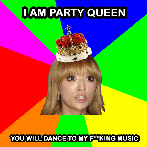 Ayumi Hamasaki - I am party queen | Ayu meme image created by Random J