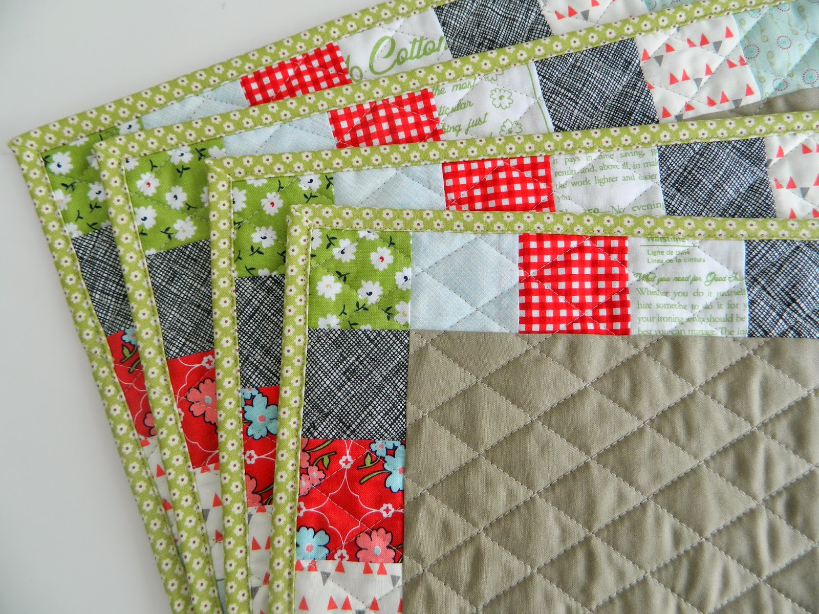 s.o.t.a.k handmade patchwork placemats