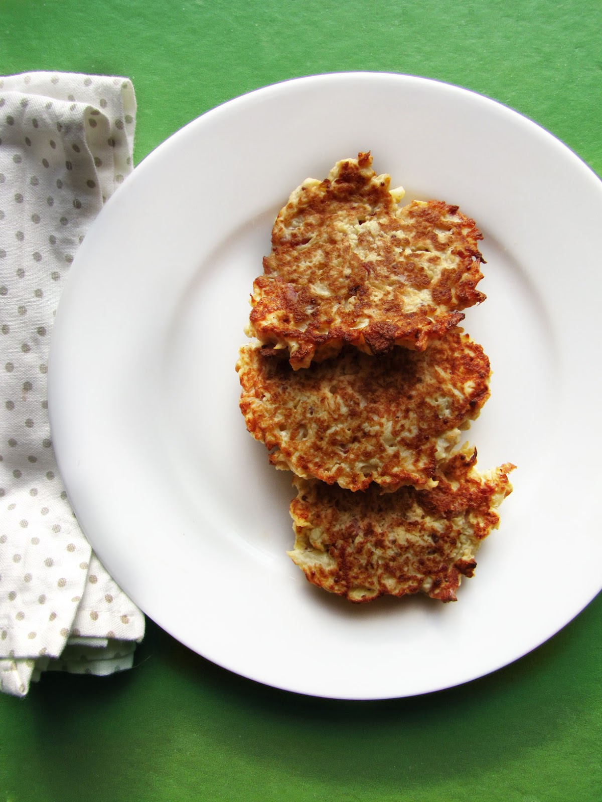 LolaLu's Kitchen Cauliflower & Bacon Fritters