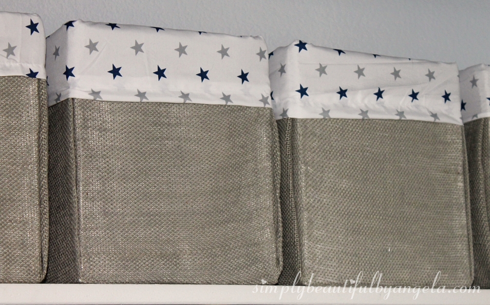 DIY Burlap Covered Boxes