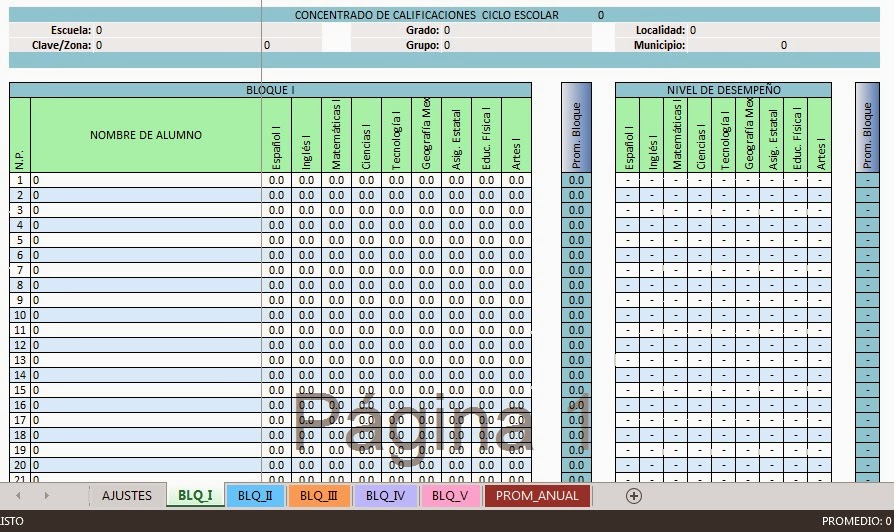 FORMATOS PARA formatos para: