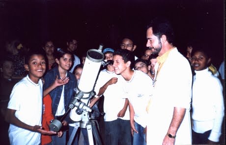 OBSERVAÇÕES ASTRONÔMICAS EM 2003 - COLÉGIO ESTADUAL IGLÉA GROLLMANN - OPOSIÇÃO DO PLANETA MARTE