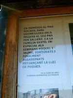 Homenatge als maquis del mas Rocaus Homenatge als maquis del mas Rocaus