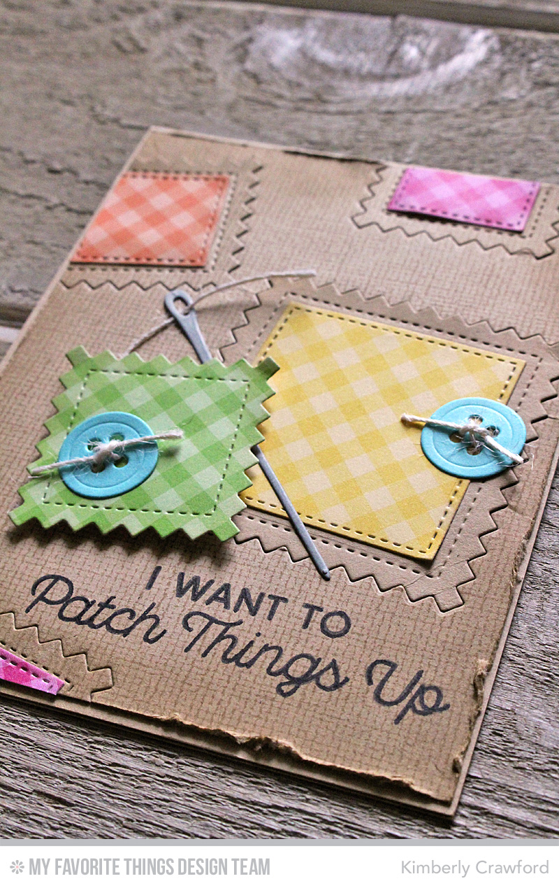 For the Love of Paper patch things up; MFT Stamps November Release