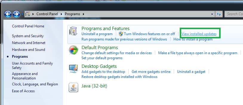 Windows Vista Uninstalling Sp2