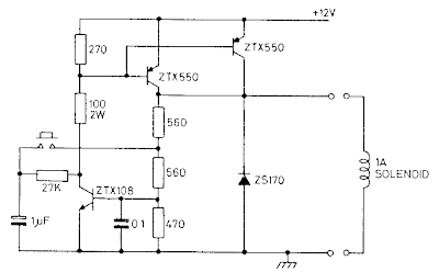 12V Latch Circuit Diagram