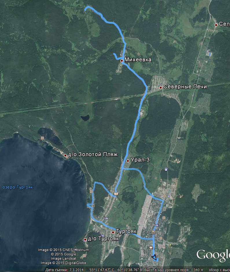 Прокатились.