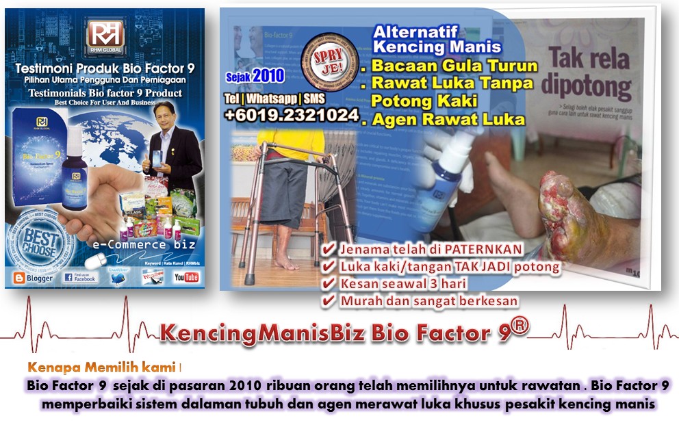 Kencing Manis - Bio Factor 9 RHM Global