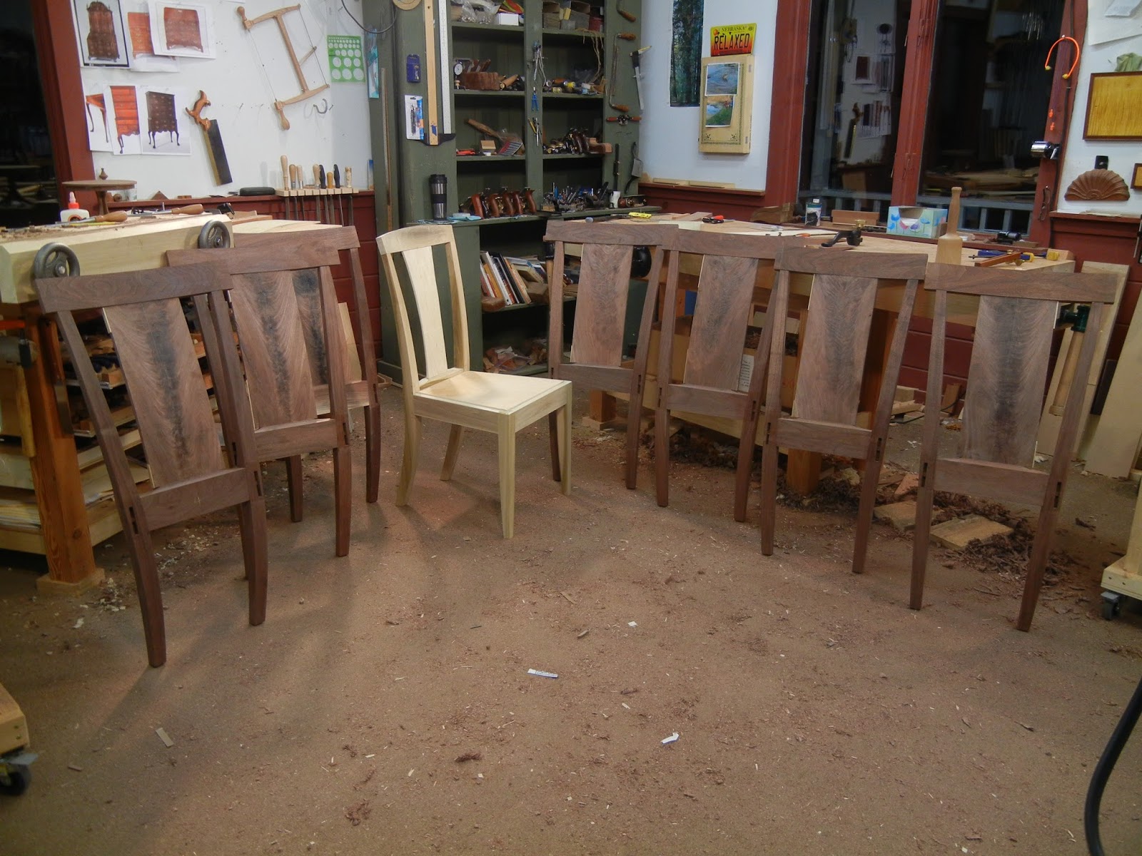 Doucette and Wolfe Fine Furniture Makers Custom Side Chair