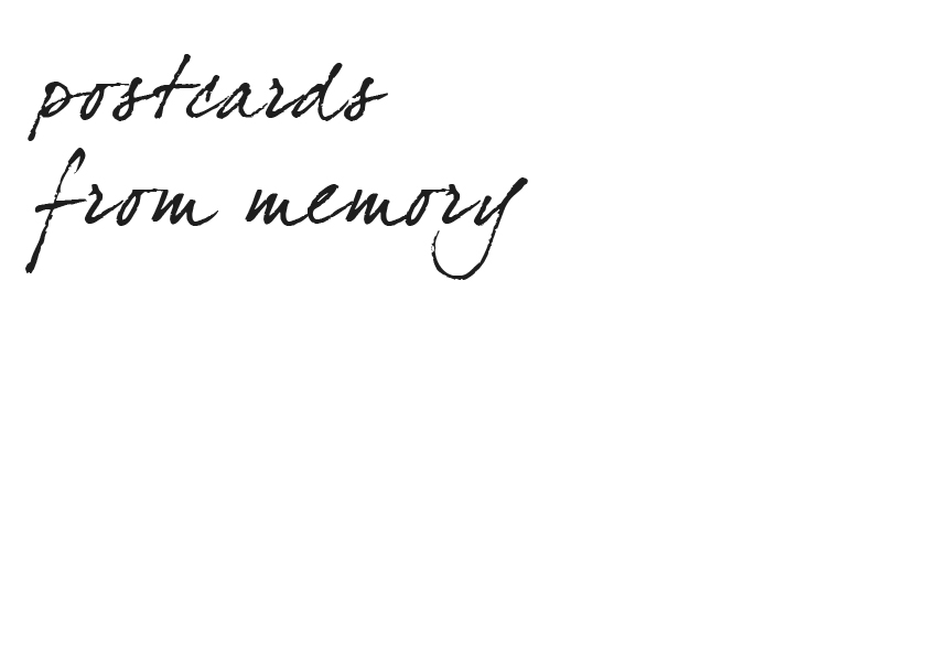postcards from memory
