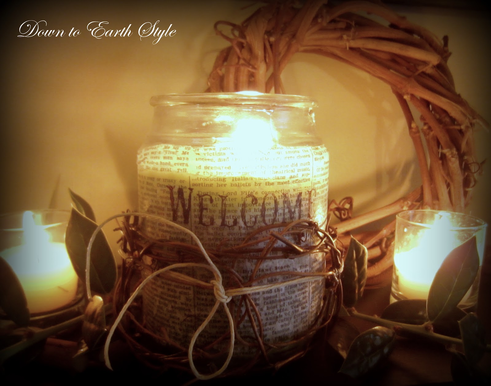 Down to Earth Style Candles for Comfort