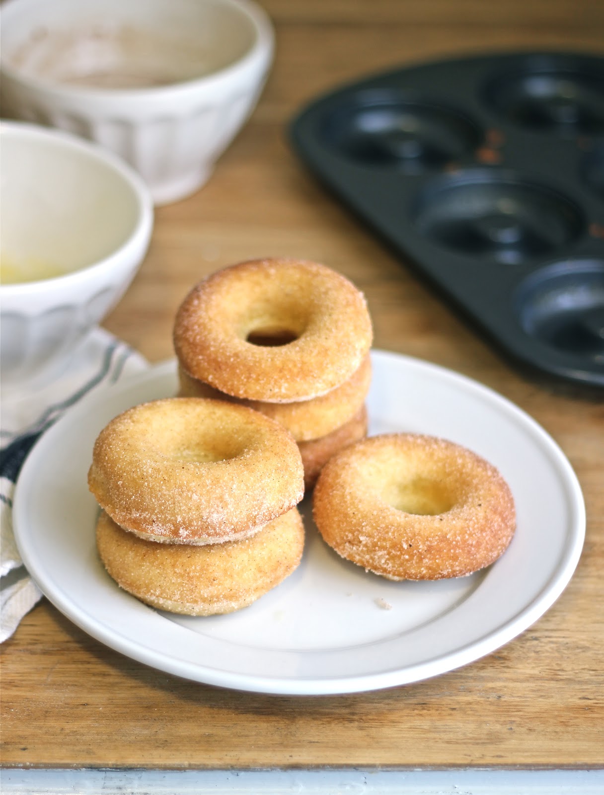 Jenny Steffens Hobick Baked Glazed Donuts & Cinnamon Sugar Donuts