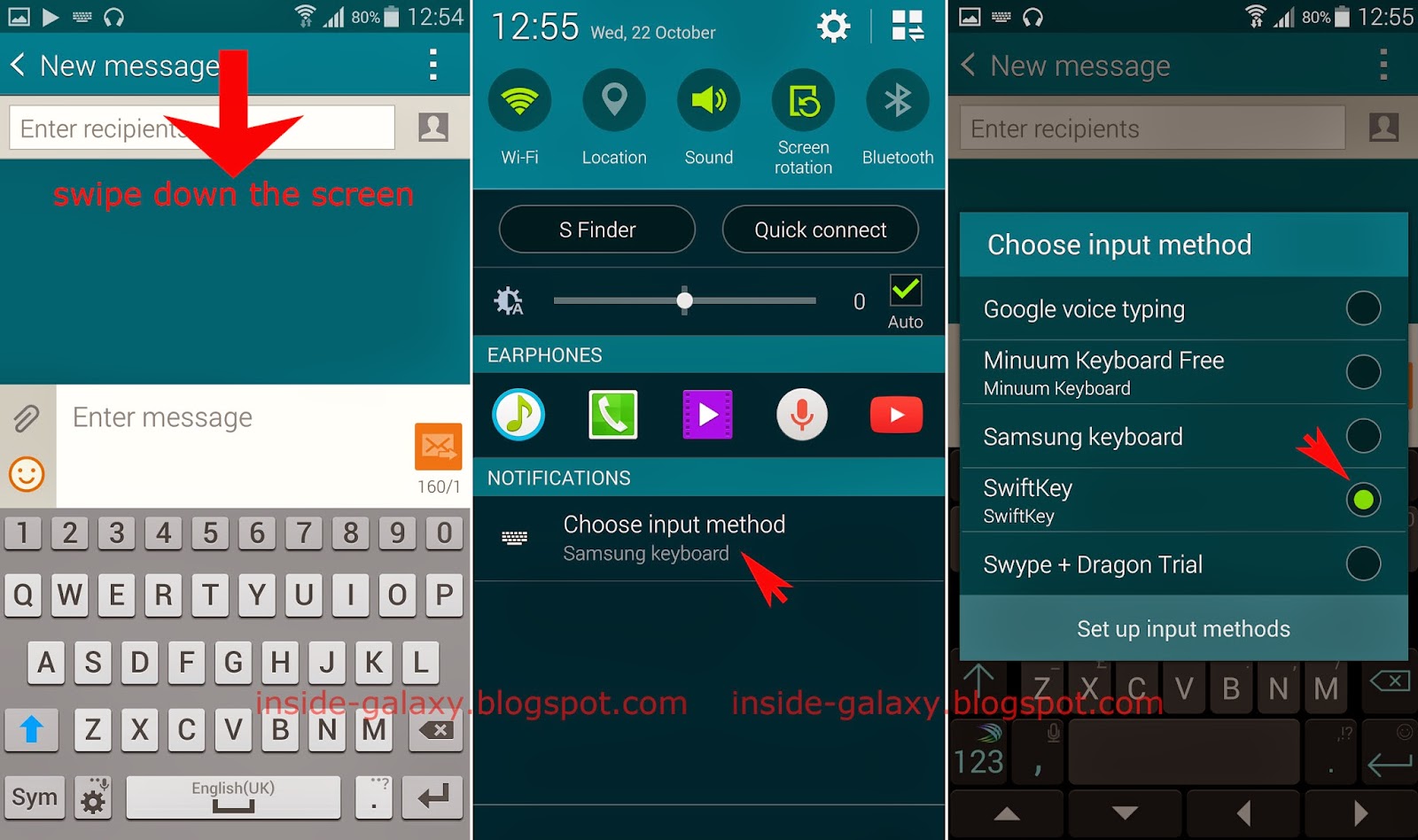 Inside Galaxy Samsung Galaxy S5 How to Switch Between Installed