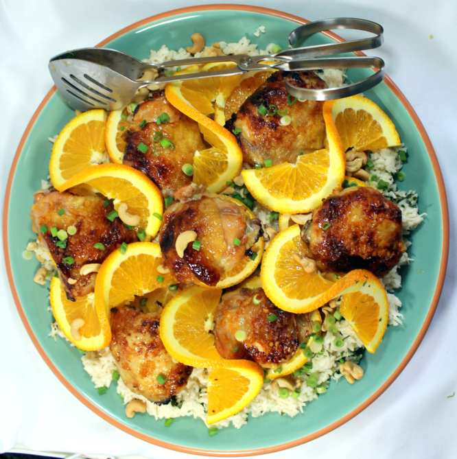 52 Ways to Cook Ginger Orange Chicken with Coconut Rice