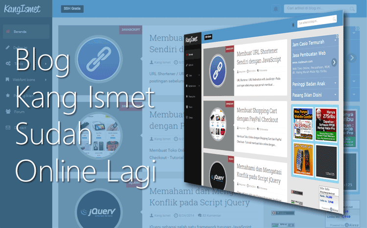 Blog Kang Ismet Sudah Online Lagi Blog Kang Ismet Sudah Online Lagi