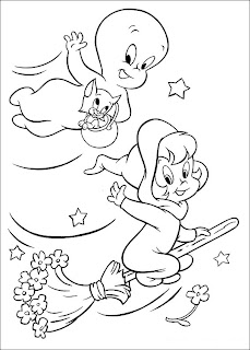 Fun Coloring Pages: Casper Ghost Coloring Pages